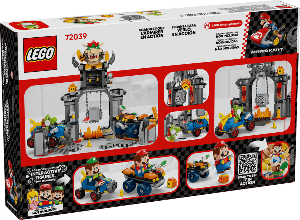 LEGO 72039 Super Mario Mario Kart Castello di Bowser Nuovo Yoshi Mariokart