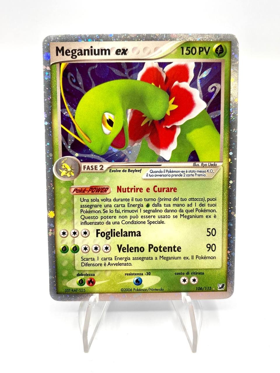 Carta Pokemon Meganium Ex 106/115 Ex Forze Segrete Italiano Excellent 2006