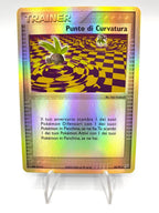 Carta Pokemon EX TEAM MAGMA E TEAM IDRO PUNTO DI CURVATURA Reverse 85/95 EXC ITA