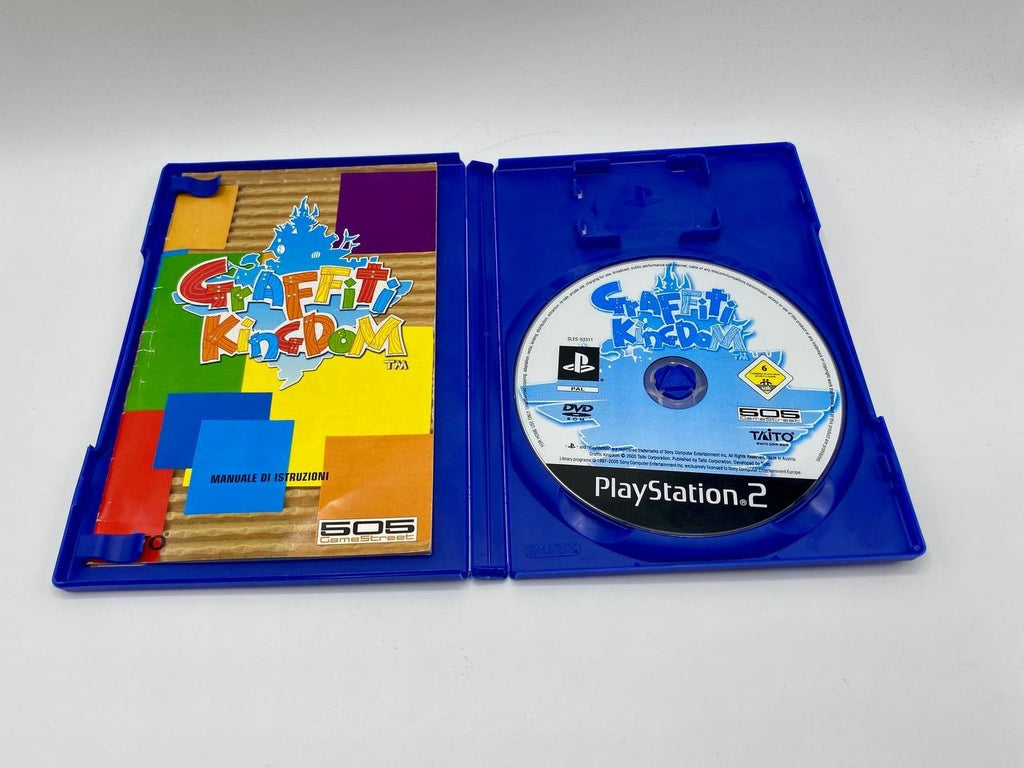 GRAFFITI KINGDOM PS2 NUOVO PAL ITALIANO PLAYSTATION 2 505 GAMES Completo