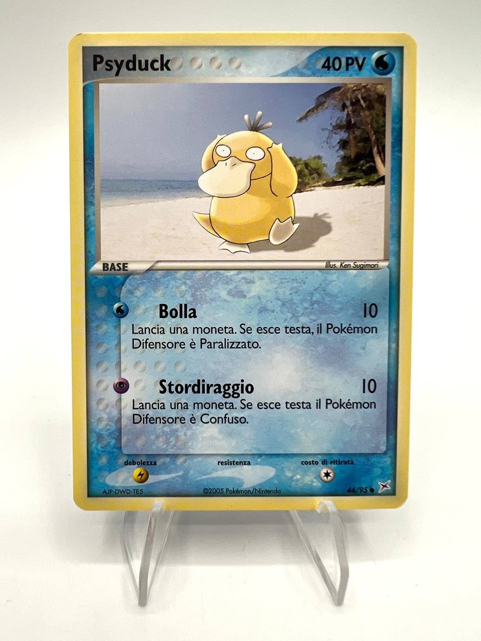 Carta Pokémon Psyduck 44/95 EX Team Magma vs Team Aqua no Holo ITA Near mint