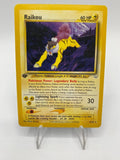 Carta Pokemon set Neo Revelation Raikou 22/64 Rara 1a Edizione Inglese Good