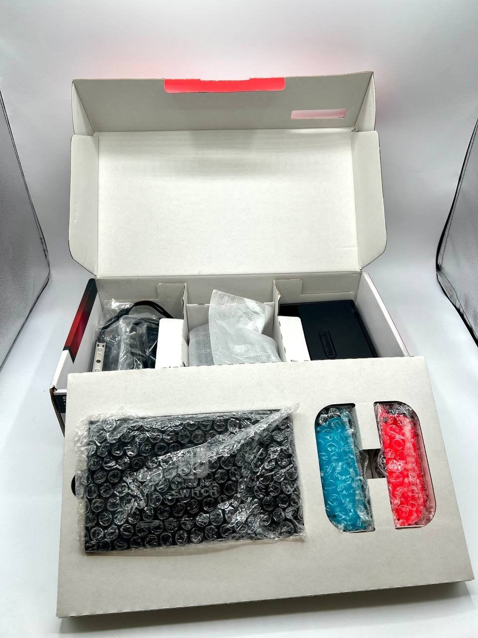 Nintendo Switch 1 Console 32GB Neon Rosso Blu Con scatola e accessori