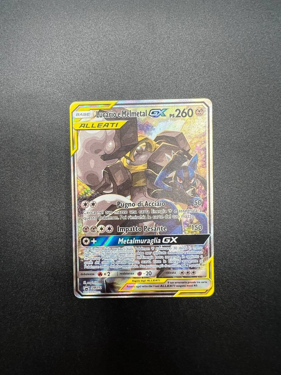 Pokemon Lucario & Melmetal GX Alleati Promo alternative SM192 Italiano near mint