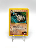 Carta pokemon Brock's Graveler 34/132 set Gym Challenge Vintage inglese Played