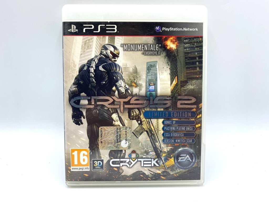 Crysis 2 Limited Edition Sony PlayStation 3, 2011 Completo funzionante Italiano