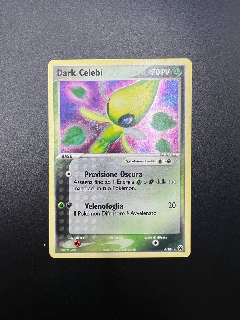 Pokemon Dark Celebi 4/101 Ex Leggende Nascoste  Rara Holo italiano excellent+