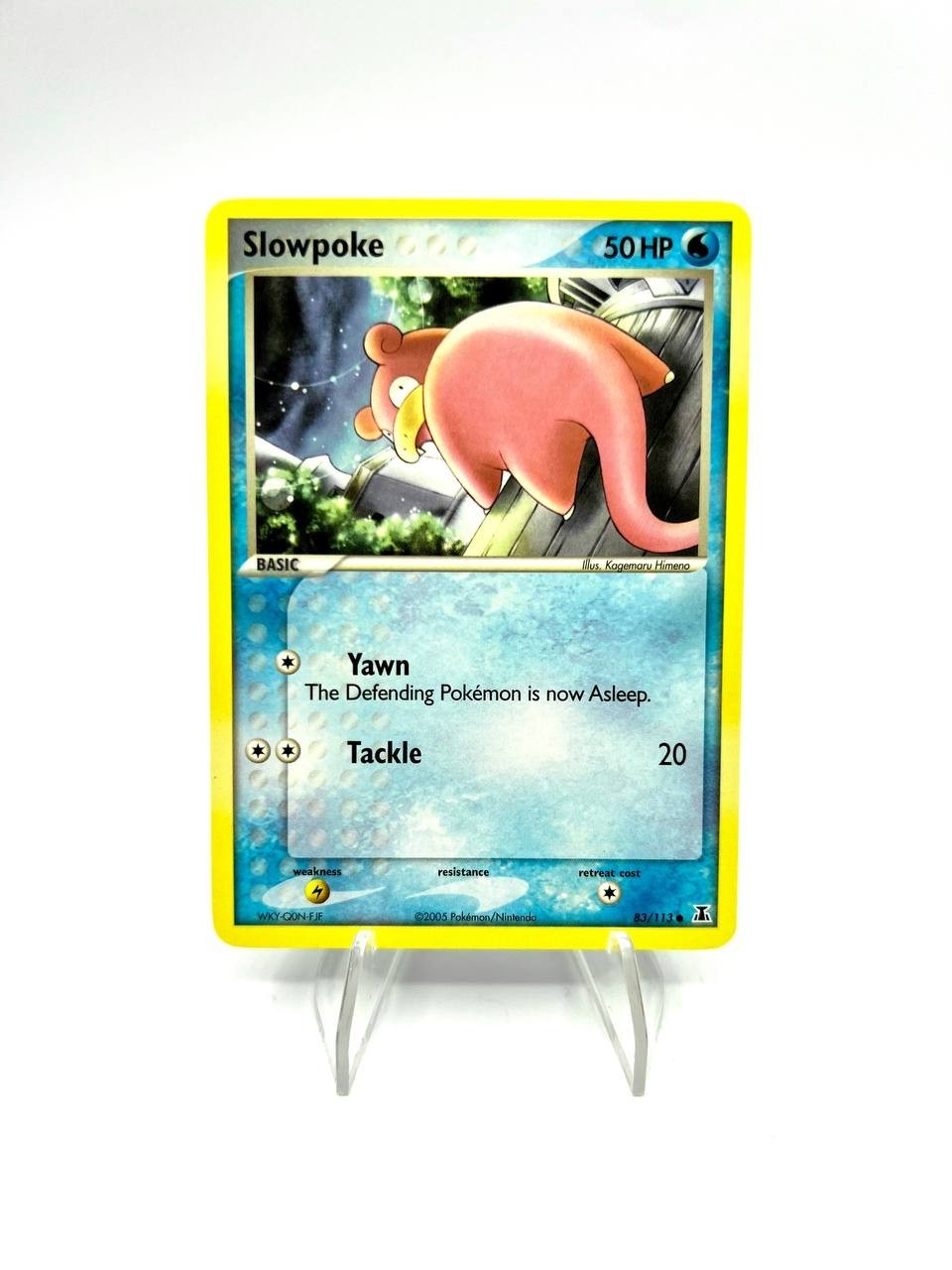 Carta pokemon Slowpoke 83/113 set Specie delta Inglese No holo Vintage Excellent