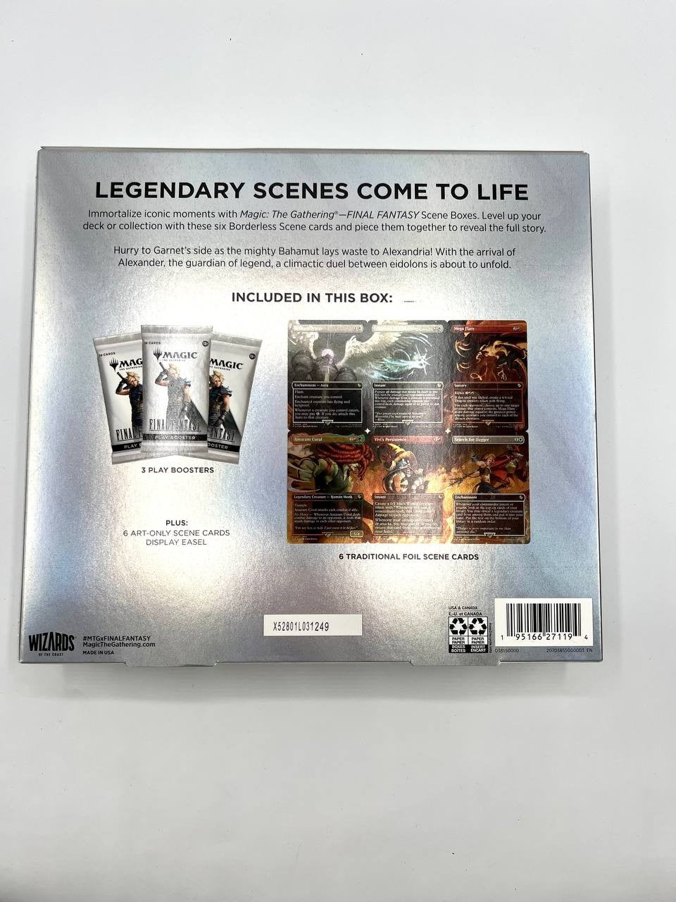 Magic The Gathering: Final Fantasy Scene Box Bundle 4 Set Inglese Sealed