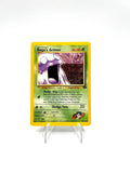 Carta pokemon Koga's Grimer 78/132 set Gym Challenge Vintage Inglese Excellent