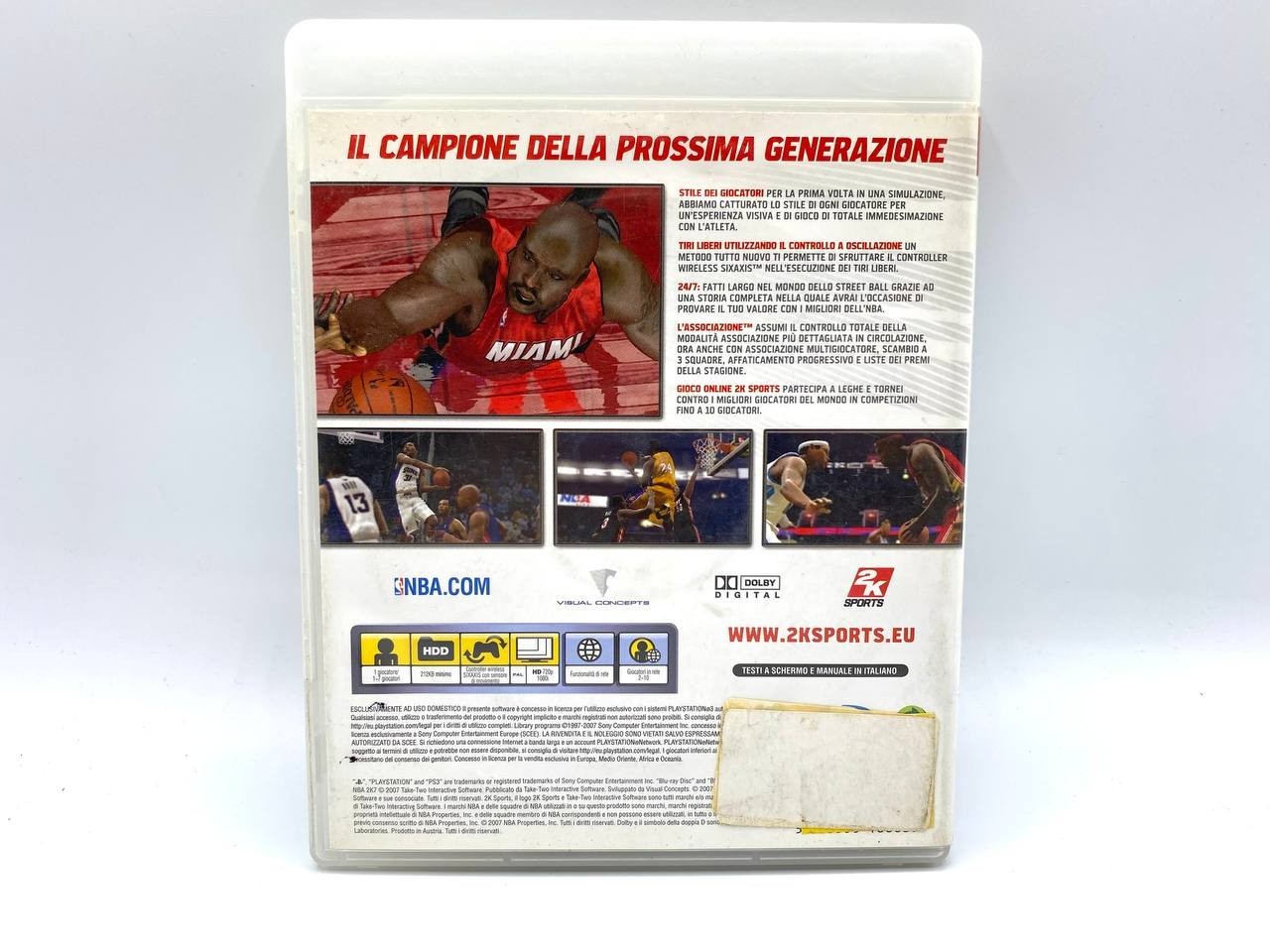 2k sports NBA 2K7 Sony PlayStation 2006 PS3 Completo funzionante Italiano