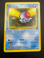 Carta POKEMON TENTACOOL 56/62 set FOSSIL FO ITALIANO 1a Edizione Vintage NM