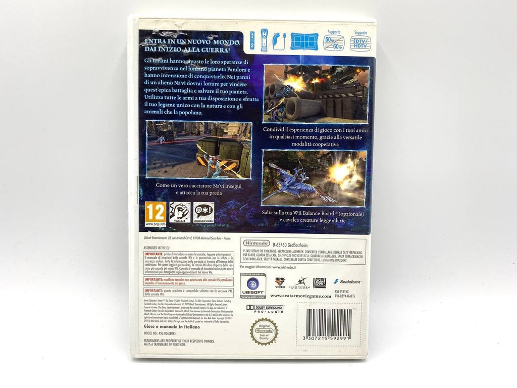 Nintendo Wii Avatar Il gioco Wii Ubisoft PAL  Completo Funzionante Italiano