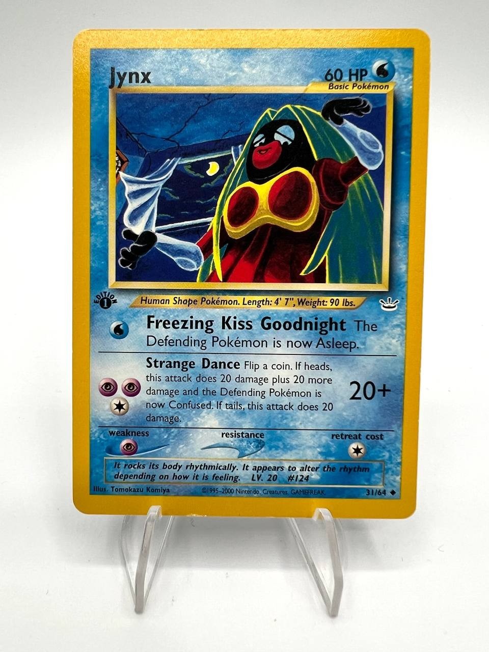 Carta Pokemon Jynx Neo Revelation 31/64 Excellent Inglese Vintage 1a Edizione