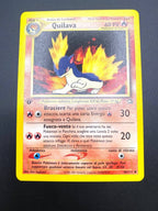 Carta pokemon Quilava 46/111 set Neo Genesis 1 Edizione NM Vintage Italiano