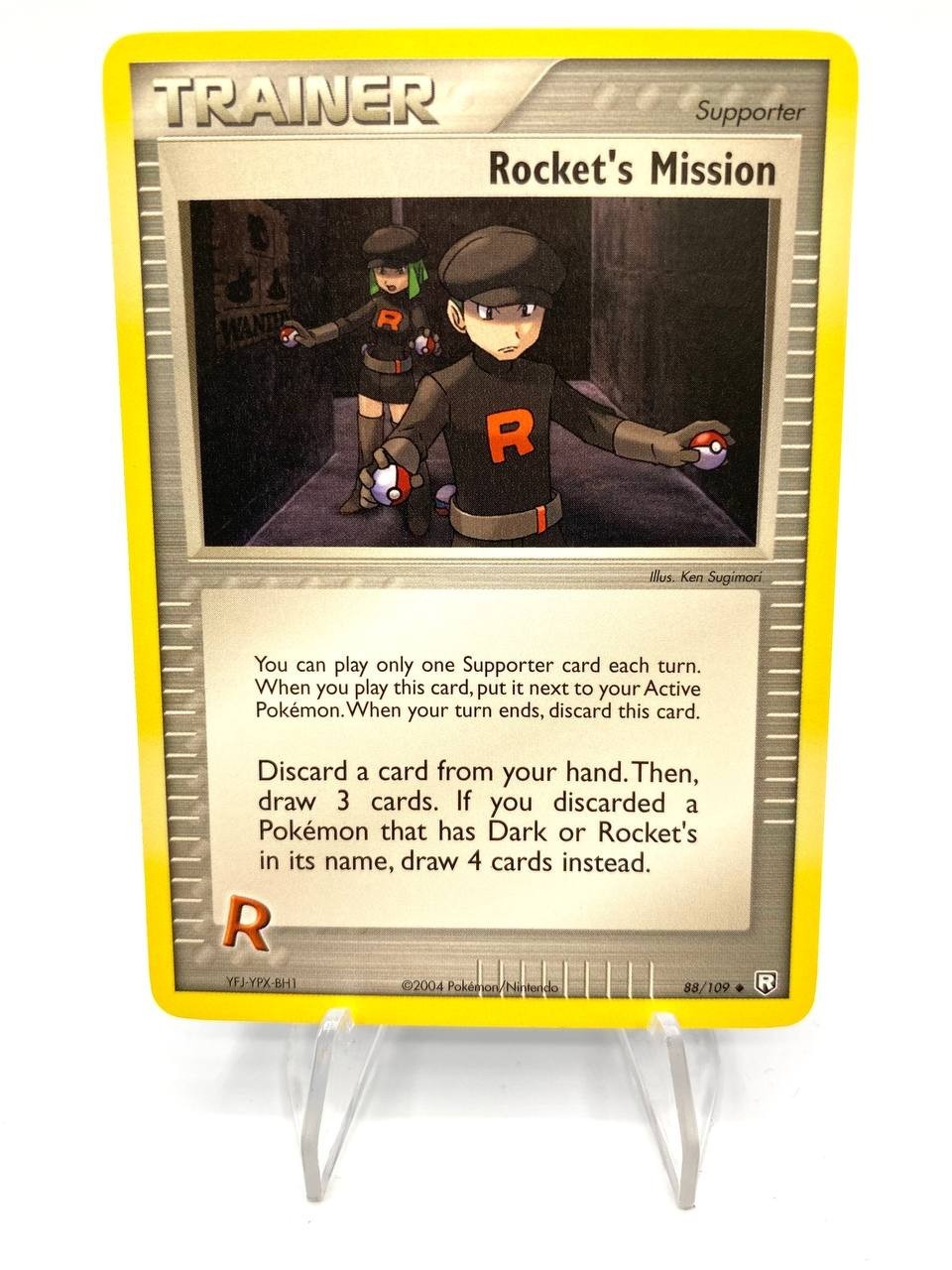 Carta pokemon Rocket’s Mission 88/109 EX Team Rocket Returns Excellent ENG