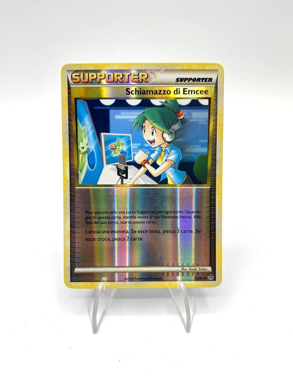 Carta pokemon Schiamazzo Di Emcee 73/95 Heartgold Forze Scatenate Italiano NM