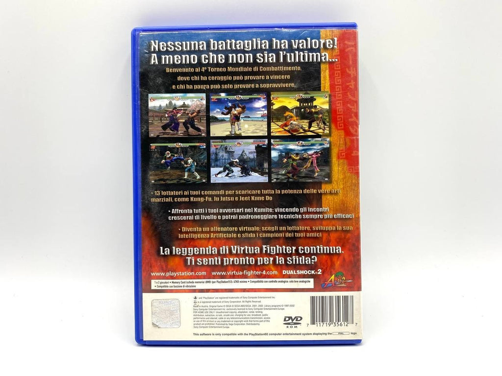 Virtua Fighter 4 Sony PlayStation PS2 2002 Completo funzionante Italiano