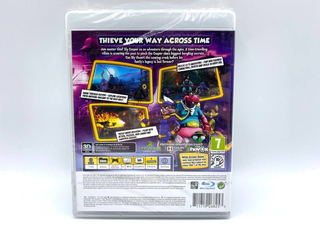 Sly Cooper Thieves in Time Sony PlayStation PS3 Inglese Nuovo Sigillato