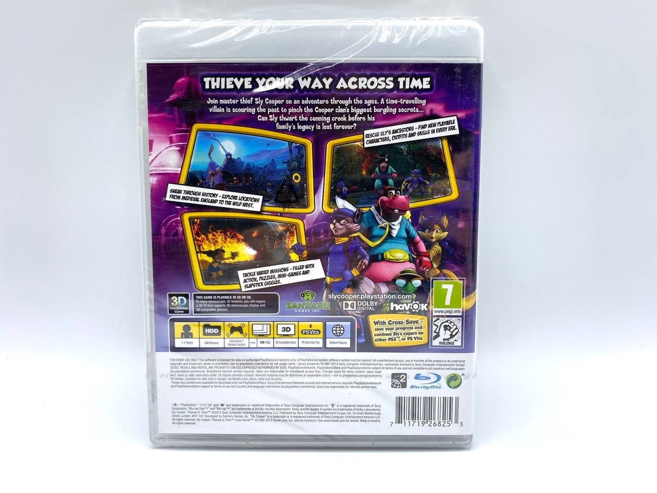 Sly Cooper Thieves in Time Sony PlayStation PS3 Inglese Nuovo Sigillato