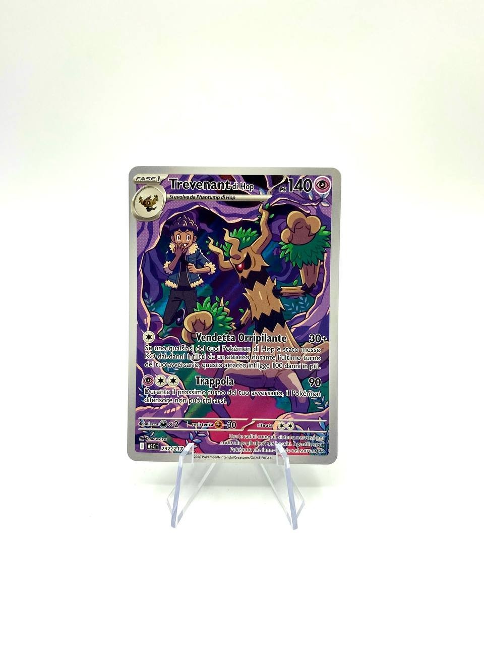Carta pokemon Trevenant di Hop 237/217 ASC Ascesa eroica Italiano Near mint Holo