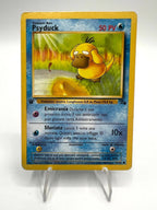 Carta Pokemon Psyduck 1 Edizione 53/62 Italiano set Fossil FO Played Vintage