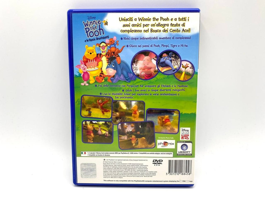 PS2 Disney Winnie The Pooh E Le Pance Brontolanti PLAYSTATION 2 ITALIANO ITA