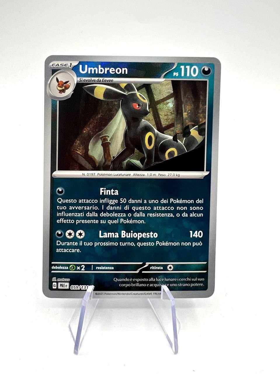 Umbreon masterball PRE 059/131  Prismatic Evolutions Pokemon Card near mint