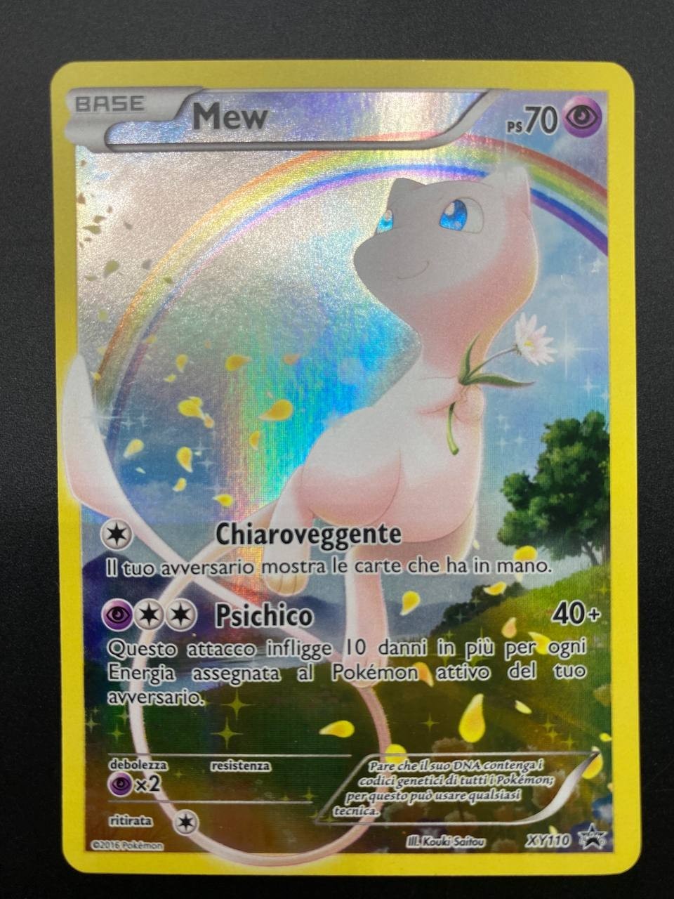 Carta Pokémon Mew XY110 holo Black Star Promos Italiano 2016 Excellent