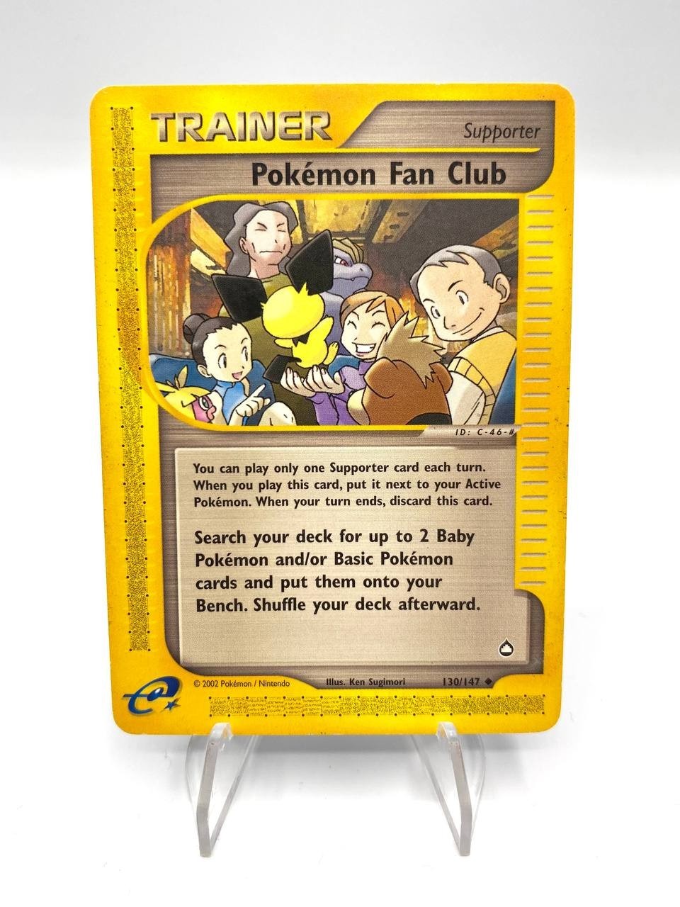 Carta Pokemon Fan Club 130/147 Uncommon set Aquapolis Inglese Near Mint