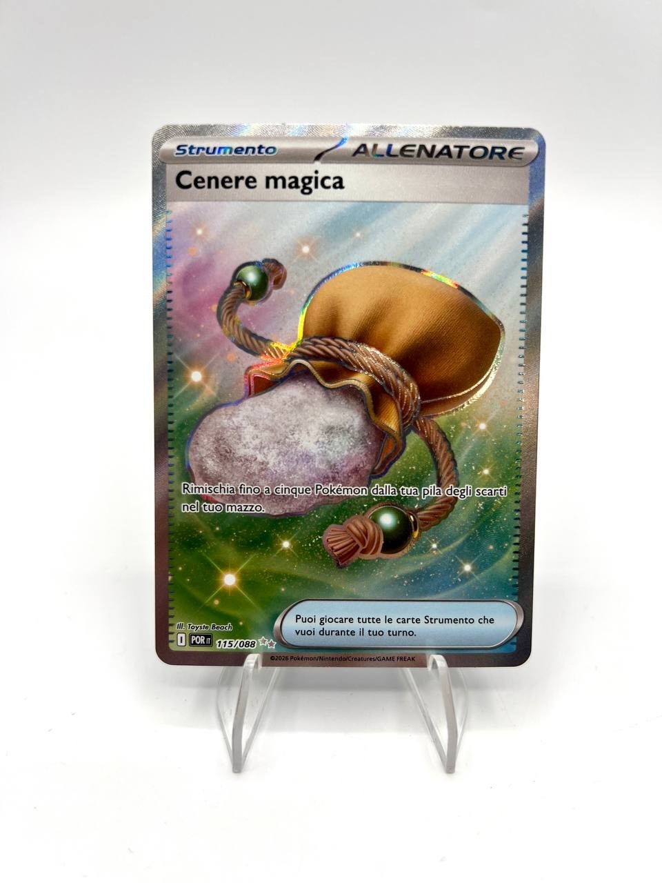 Carta Pokemon Cenere Magica Equilibrio Perfetto POR 115/088 Italiano Near mint