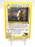 Carta Pokemon Giovanni's Persian set Gym Challenge 8/132 Holo Good ENG Vintage