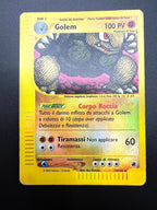 Carta Pokemon Golem Holo 14/165 Set Expedition Italiano Holo reverse ITA poor