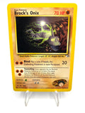 Brock's Onix 21/132 carta Pokémon set Gym Heroes No holo Excellent Inglese ENG