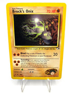 Brock's Onix 21/132 carta Pokémon set Gym Heroes No holo Excellent Inglese ENG