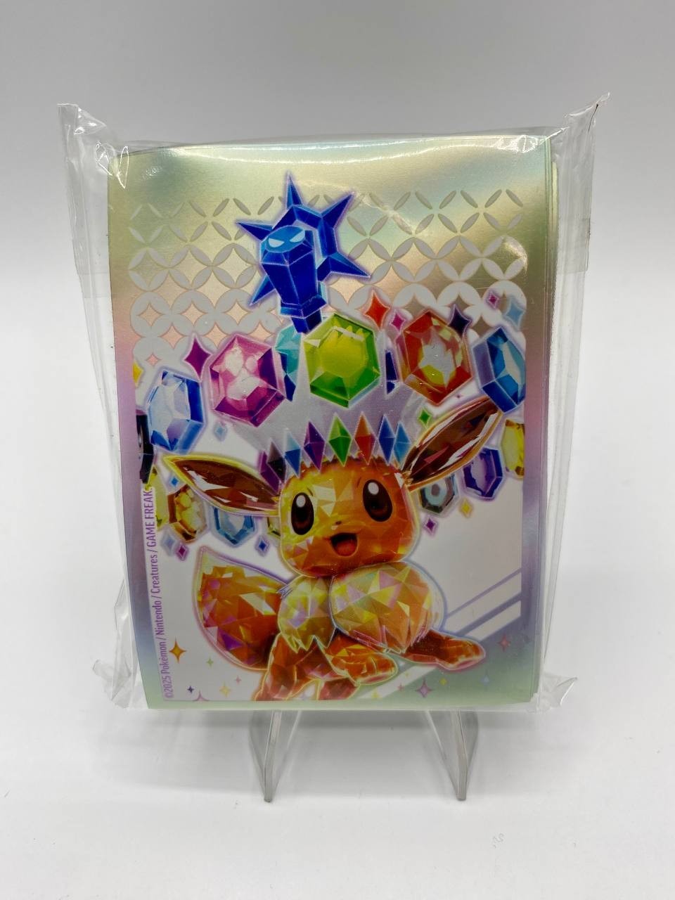 Confezione 65 Sleeves Protettive Pokemon tcg set Evoluzioni prismatiche Sealed