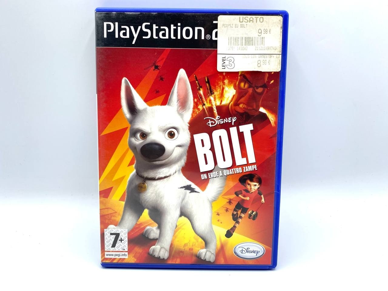 Videogioco Disney Bolt Sony PlayStation PS2 2008 Completo funzionante Italiano