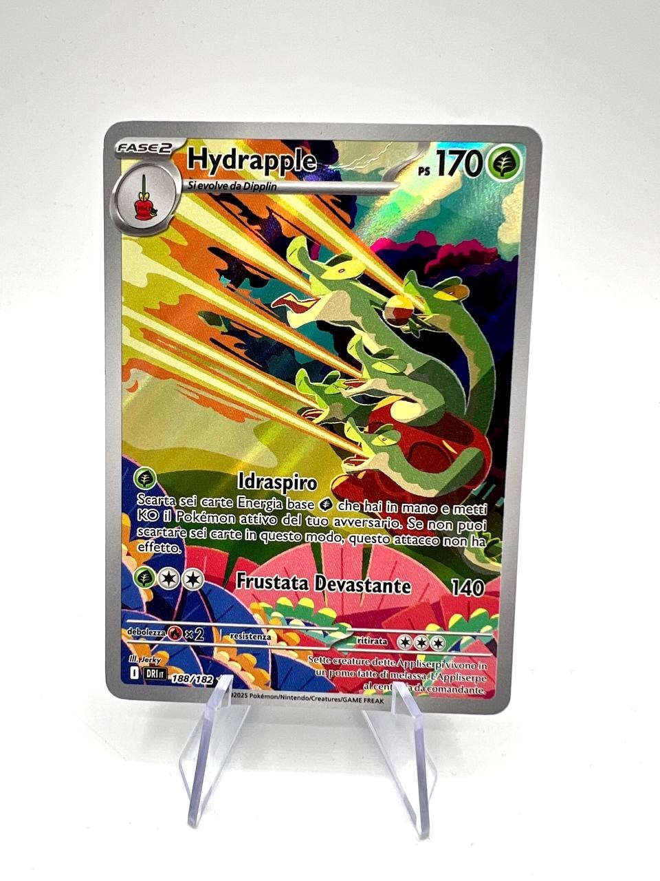 Carta Pokemon Hydrapple SV10 188/182 set Rivali predestinati NM Holo Italiano