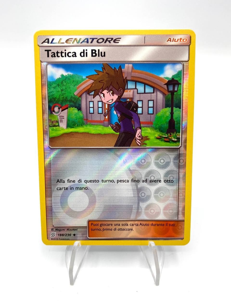 Carta Pokémon Tattica di blu Sintonia mentale 188/236 Reverse Holo Near Mint