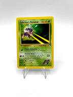 Carta pokemon Sabrina's Venonat 96/132 set Gym Heroes Excellent Vintage Inglese