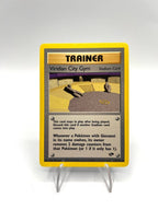 Carta pokemon Viridian City Gym 123/132 set Gym Challenge Inglese Vintage