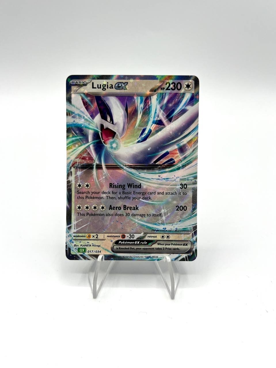 Carta Pokemon LUGIA 017/034 EX CLV TRADING CARD GAME CLASSIC Inglese Near mint