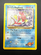 Carta Pokemon set Gym Challenge Misty's Magikarp 88/132 Inglese Played Vintage