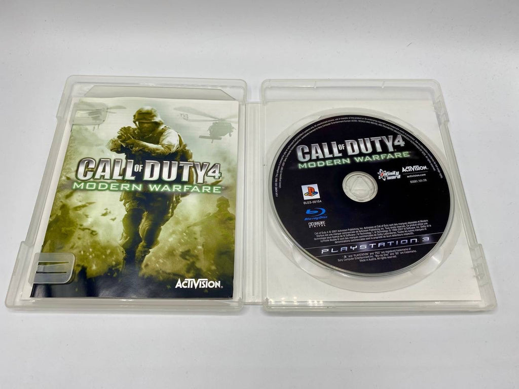 CALL OF DUTY 4 MODERN WARFARE PS3 Playstation Activision COMPLETO Francese