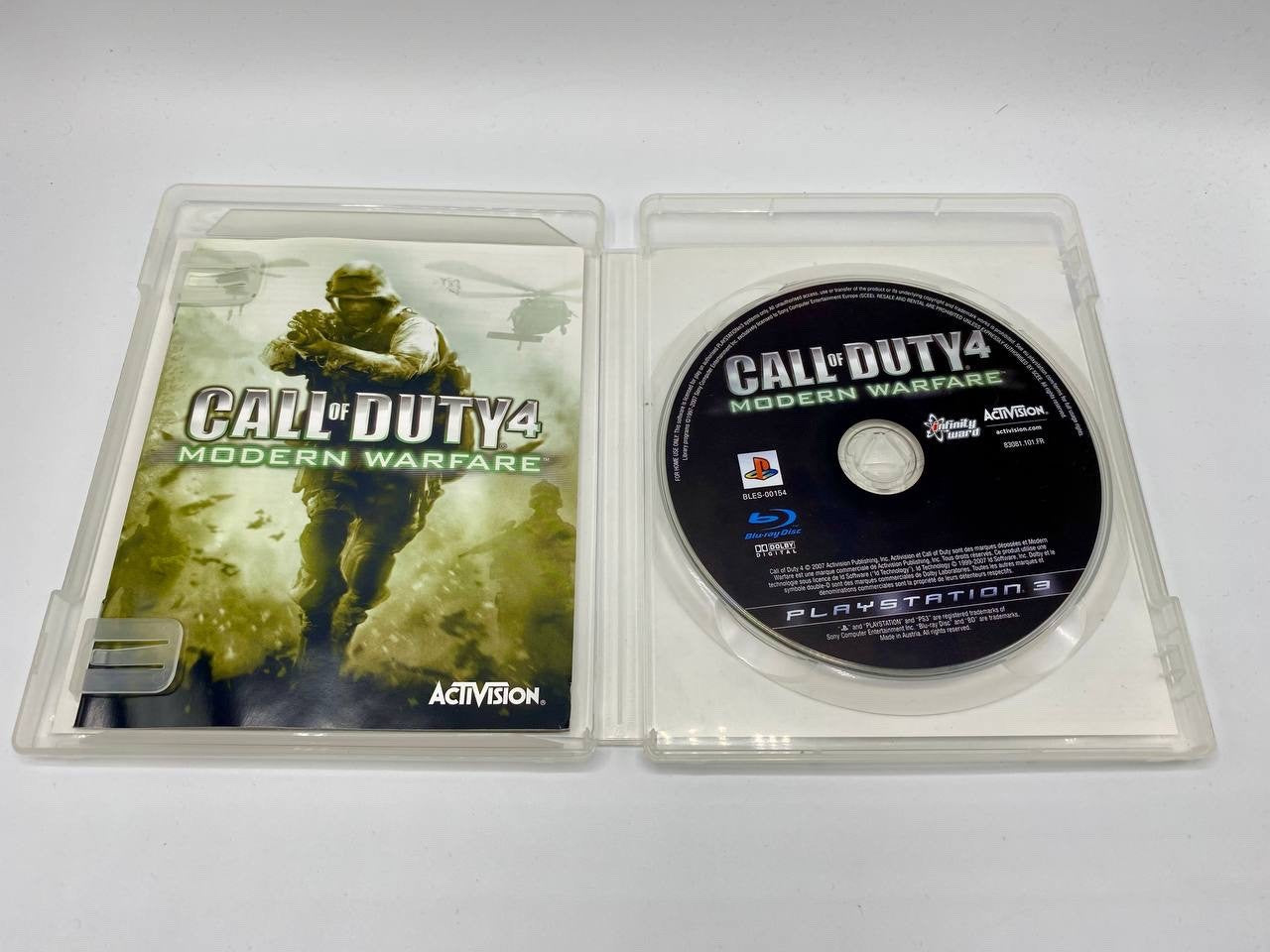 CALL OF DUTY 4 MODERN WARFARE PS3 Playstation Activision COMPLETO Francese