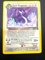 Carta Pokémon Dark Dragonair 33/82 Team rocket Vintage Played No holo Inglese