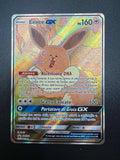 Carta Pokemon Eevee GX SM233 Promo Black Star Full Art Italiano near mint Holo