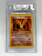Carta pokemon Moltres 12/62 set Fossil Italiano Holo BGS 8 Vintage 1a Edizione
