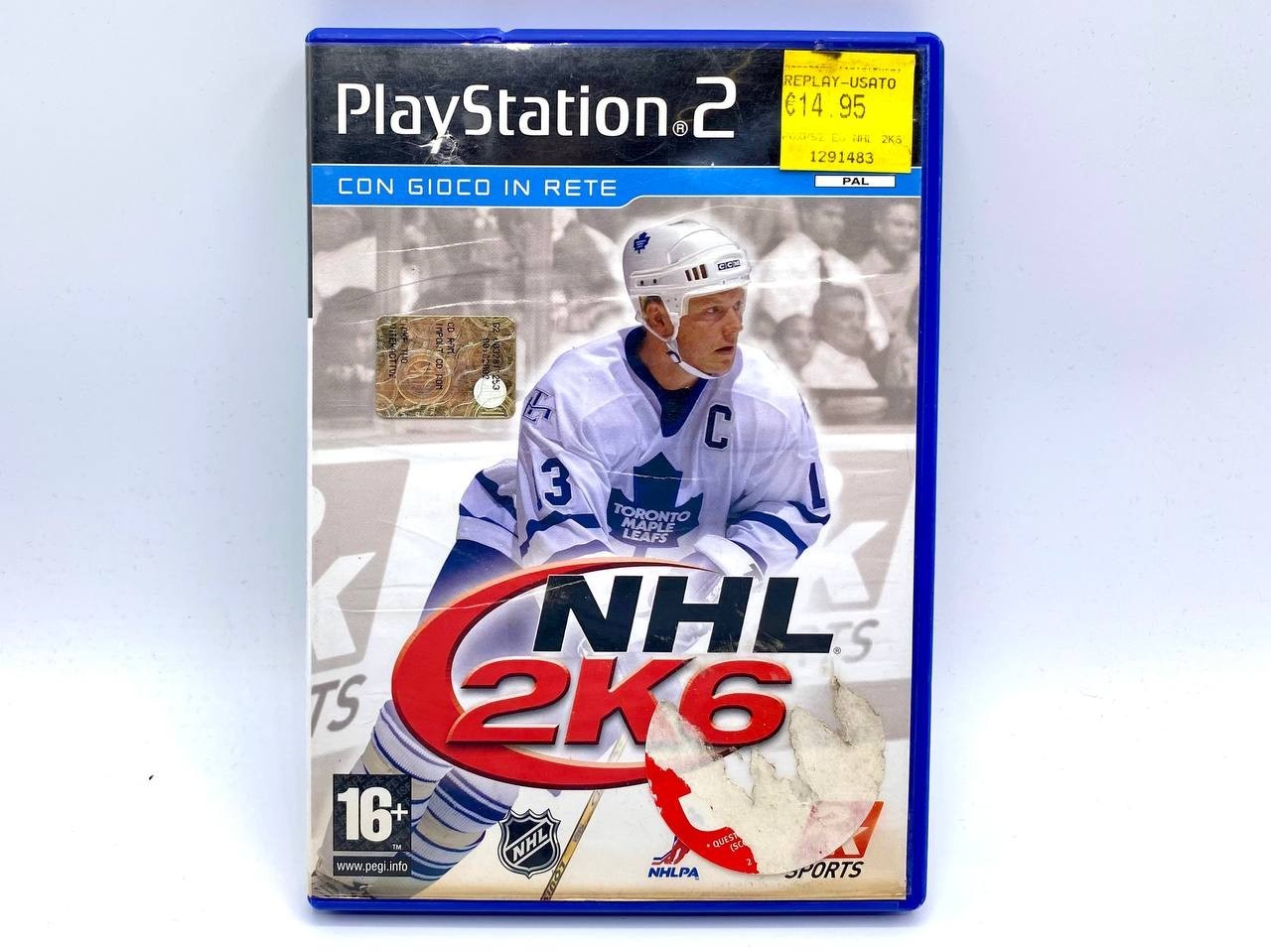 NHL 2K6 ICE HOCKEY 2006 SONY PS2 PLAYSTATION 2 ITALIANO ORIGINALE COMPLETO