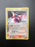 Pokemon EX Delta Species Mewtwo 12/113 holo reverse stamed inglese played